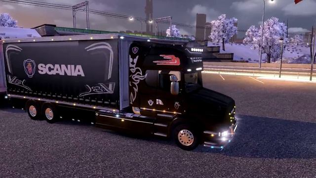 Scania T730 Topline BDF Tandem + vlek (1.14.2) смотреть онлайн
