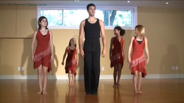 Samba Dance Lesson - How to do the basic Samba walk in step смотреть онлайн