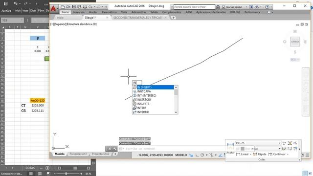 pegar secciones transversales y típicas de excel a autocad смотреть онлайн