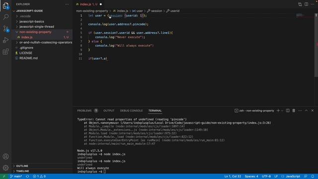 Optional Chaining ?. | Non-existing Property Problem смотреть онлайн