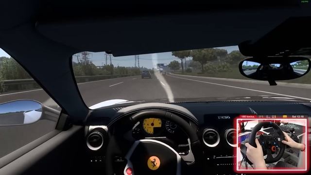FERRARİYE TOFAŞ JANTI TAKTIRDIK !!! ZIPLAYAN FERRARİ !!! ETS 2 MOD 1.44 [ Logitech G29 ] смотреть онлайн