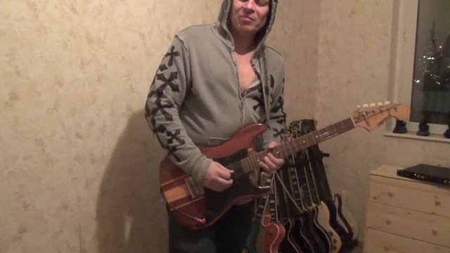 Гитара Orfeus Solo. Test 1 Советские гитары.