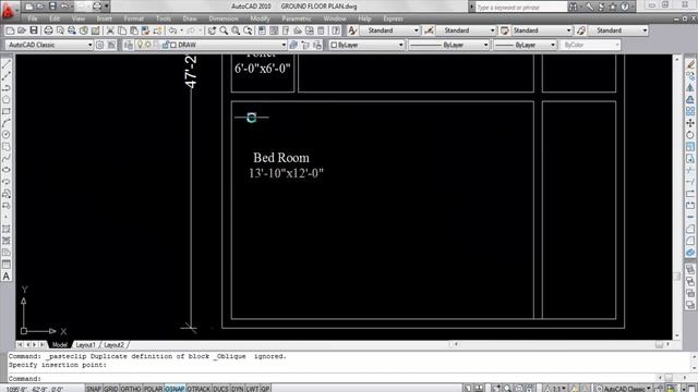 How to draw a Floor Plan of a Building in AutoCAD – PART 1 смотреть онлайн
