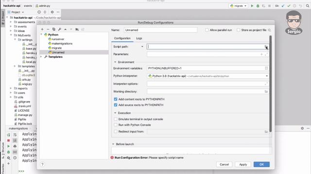 Configurando PyCharm (2020) para ejecutar un proyecto Django. смотреть онлайн