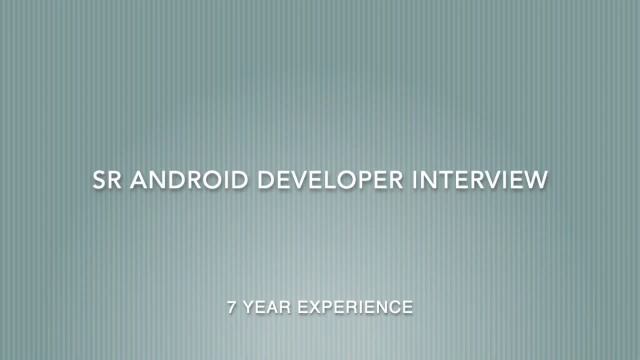 Android interview Questions for experience смотреть онлайн