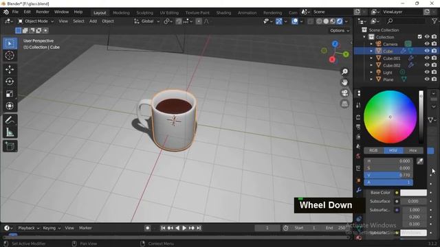 blender coffee cup | blender tutorials | blender png adding to face | ak art57 | ak art 57 смотреть онлайн