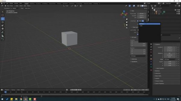 Blender Camera Problem And Solution in 1 Minute | Blender Tutorials