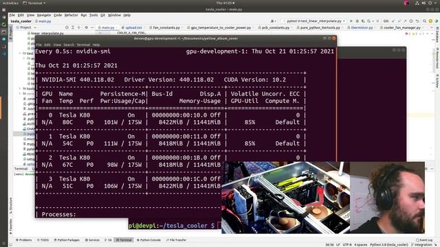 High performance GPU cooler for the NVIDIA Tesla K80 смотреть онлайн