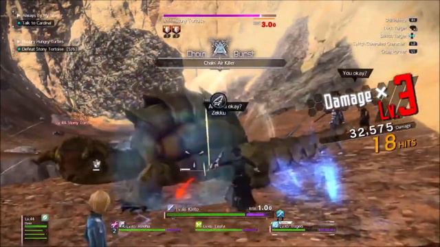 Sword Art Online Alicization Lycoris - Hungry Hungry Turtles Service Quest ( Walkthrough) смотреть онлайн