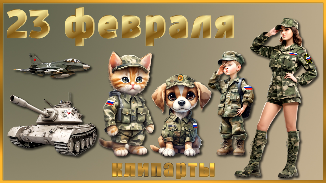 23 февраля День защитника отечества Бесплатные клипарты(без авторских прав) Ссылка в описании смотреть онлайн