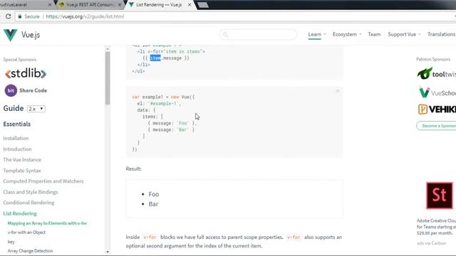 Tutorial CRUD Laravel 5.6 & Vue js (#05 | CRUD 2 / Menampilkan Data) смотреть онлайн