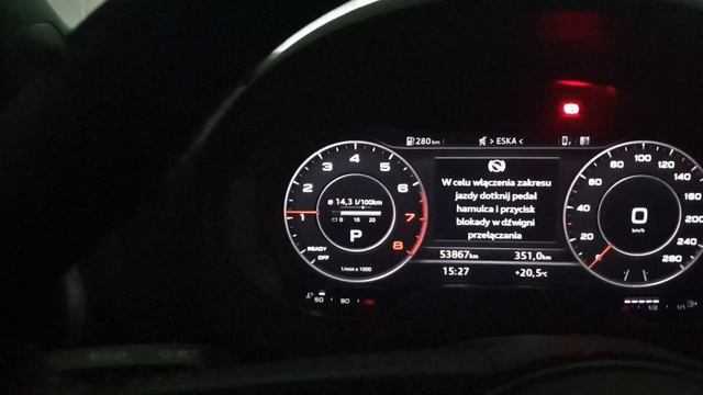 Audi A3 8V FL 2019 1.5TFSI 150km - engine start problem смотреть онлайн