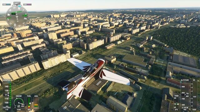 Microsoft Flight Simulator 2020 - Ставрополь (полет над городом)