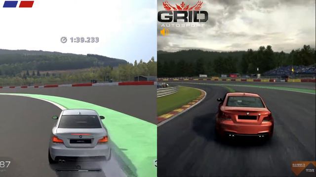 Gran Turismo 6 VS Grid Autosport Spa PS3 {1080p 60fps} смотреть онлайн