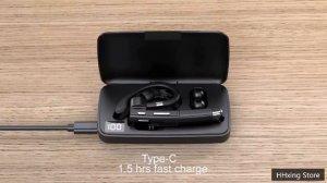 Гарнитура bluetooth YYK-520 до 10 часов разговоров + зарядный кейс