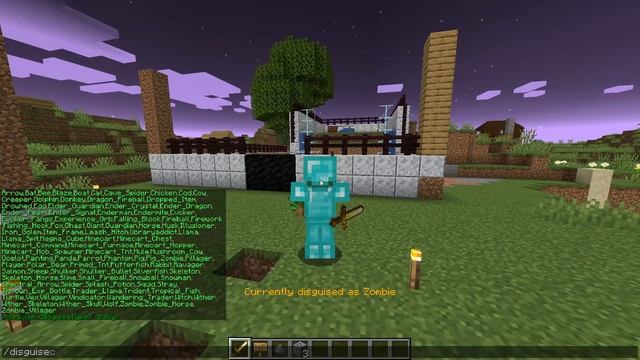 Trolling new minecraft friend disguised as a diamond with disguise plugin смотреть онлайн