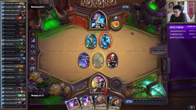 Hearthstone: Trump Cards - 301 - Food Poisoning - Part 2 (Priest Arena) смотреть онлайн