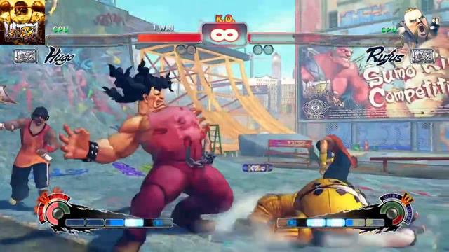 Ultra street fighter IV Hugo vs Rufus смотреть онлайн