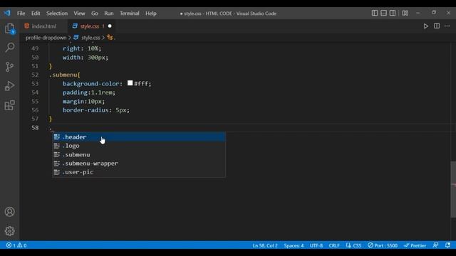 How to make drop down menu using HTML, CSS & JavaScript | User Account Toggle Menu HTML CSS смотреть онлайн