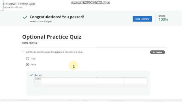 Coursera HTML, CSS, and Javascript for Web Developers Week 2 Cascading Style Sheets Basics Quiz 1.2 смотреть онлайн