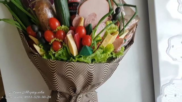 Съедобный, вкусный, мужской букет. Вологда смотреть онлайн