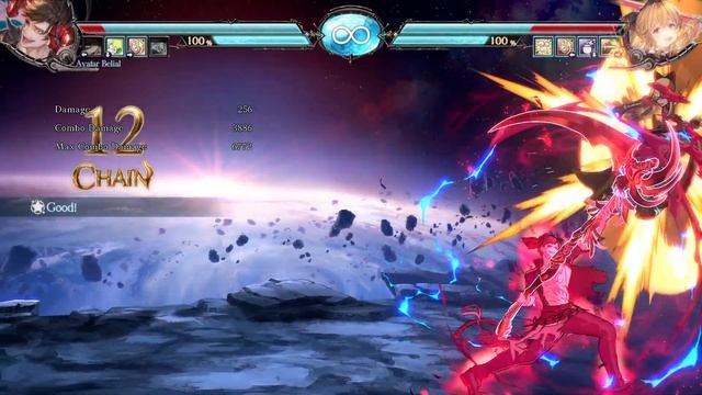 [GBVS ver.2.70] Avatar Belial "Beleth" divekick corner counter route смотреть онлайн
