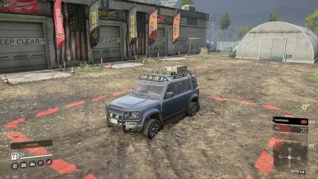 SnowRunner - Land Rover Defender 110 смотреть онлайн