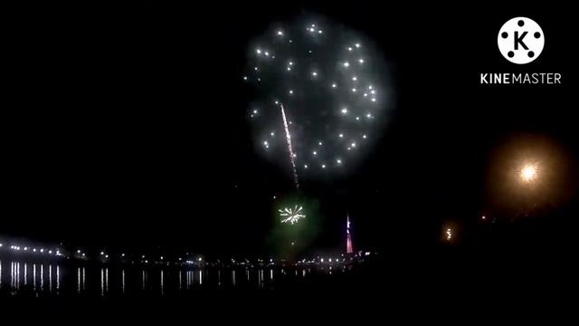 Воздушные шары на день города Великого Новгорода и шикарный салют ? смотреть онлайн