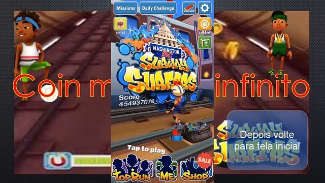 Subway Surfers - Coin magnet (bug) смотреть онлайн