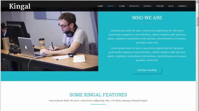 Download Kingal - Responsive Onepage Business Joomla Theme - CMS Themes смотреть онлайн