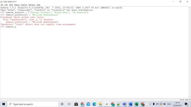 Learn Python, Tutorial 11: Tuples смотреть онлайн
