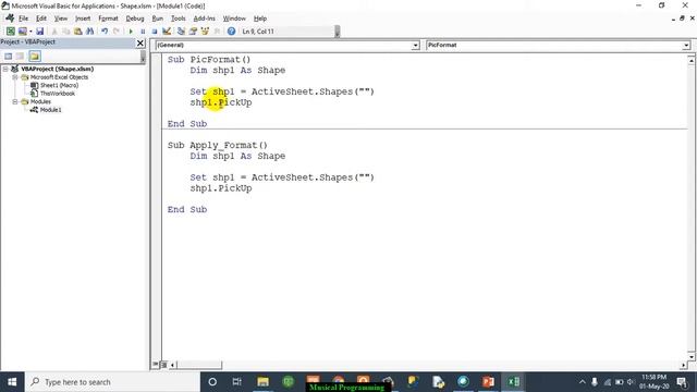 How to format shape in excel using VBA смотреть онлайн