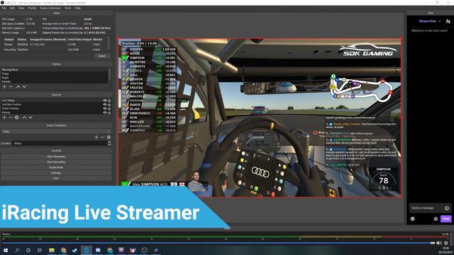 iRacing Live Timing, Live HUD & Live Streamer - Core Features смотреть онлайн