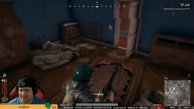PUBG 🔴 No Chicken For Lunch | Lost In Unknown Battlegrounds | PC Controller Gameplay 1080p 60fps