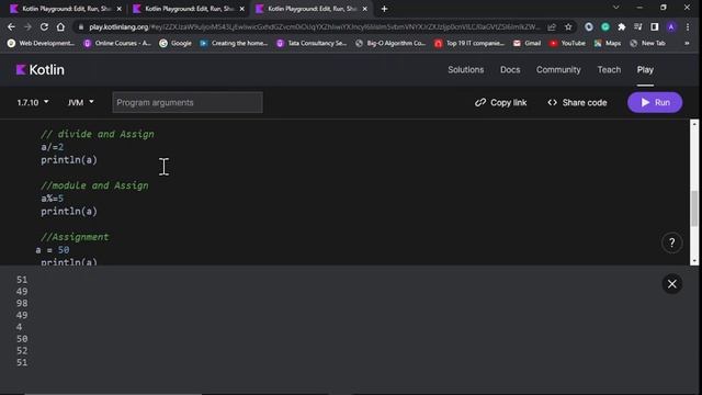 Assignment and Increment Decrement Opreator in Kotlin | part - 11 смотреть онлайн
