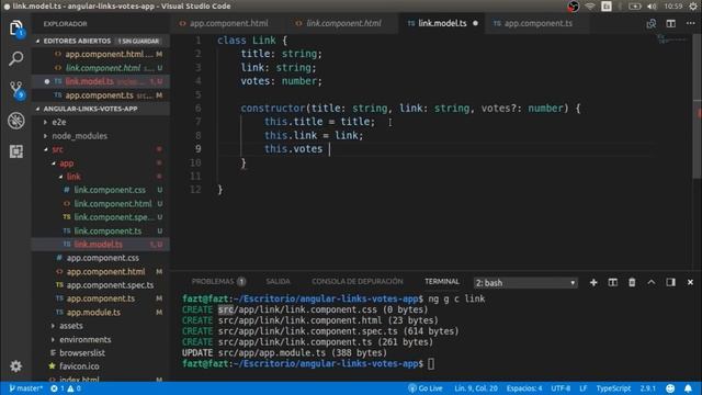 Desarrollo y despliegue de Aplicación Angular, Angular Aplicación de Votos смотреть онлайн