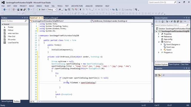 C# Save C# Picturebox Image Into Sql Server смотреть онлайн