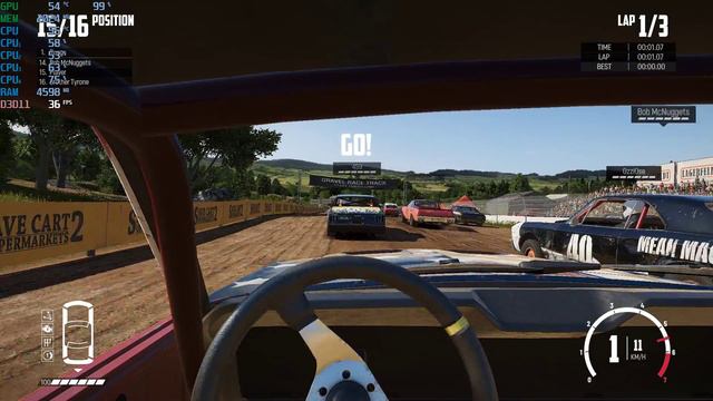 Wreckfest - GTX 660 OC | 1080p | 900p | 720p | FRAME-RATE TEST смотреть онлайн