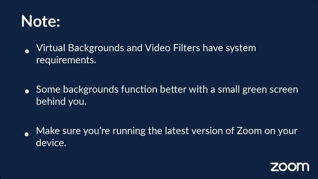Zoom Virtual Backgrounds and Video Filters смотреть онлайн
