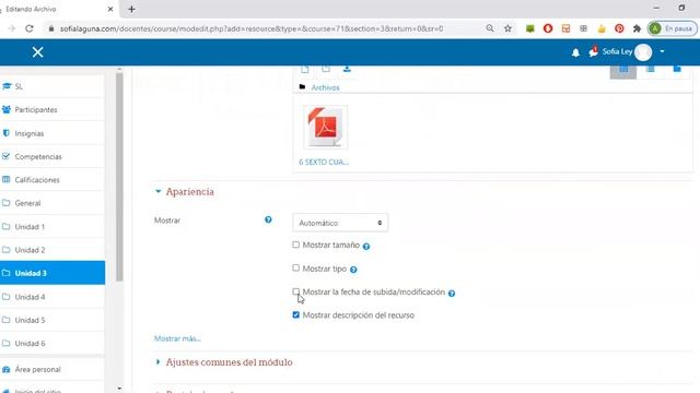 Insertar archivos moodle смотреть онлайн