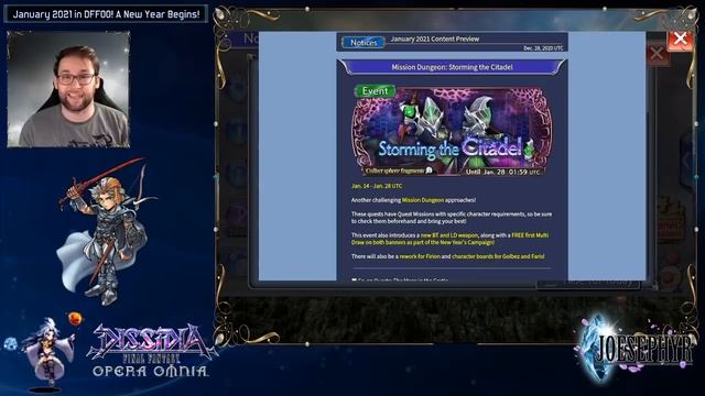 Dissidia Final Fantasy Opera Omnia: January 2021 Overview! MORE Free Pulls! смотреть онлайн