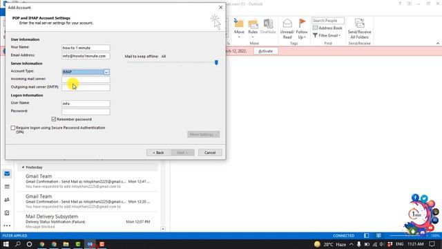 How to configure cpanel email in outlook 2023 смотреть онлайн