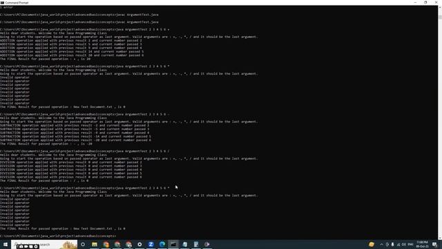 Java Tutorial: How to Create a Basic Program Using Command Line Arguments смотреть онлайн