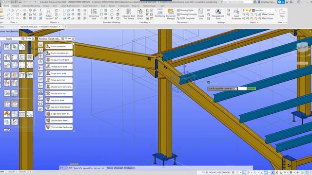 Advance Steel - A model in minutes смотреть онлайн