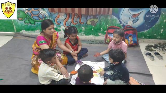 Abhinav Education Society Lotus English Medium School Holi Activity смотреть онлайн