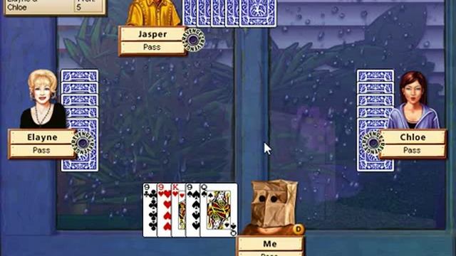 Euchre Hoyle Card Games 2003 Basic concept of bidding explained смотреть онлайн