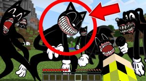 Я нашел ВСЕХ МУЛЬТЯШНЫХ МОНСТРОВ в своем мире в майнкрафт ! FNF CARTOON CAT MINECRAFT