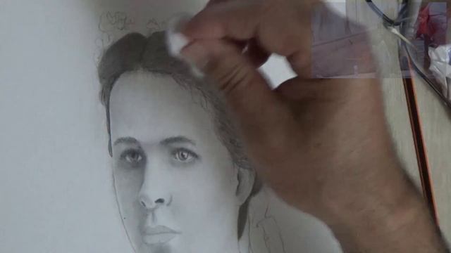 Леся Украинка (рисование карандашом) смотреть онлайн