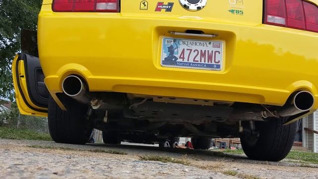 2006 Mustang GT Borla Stinger Exhaust + No Cats + X Pipe - смотреть онлайн