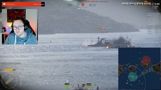 Pensacola (Light Cruiser) #012 | Asymmetrische Gefechte - World of Warships смотреть онлайн